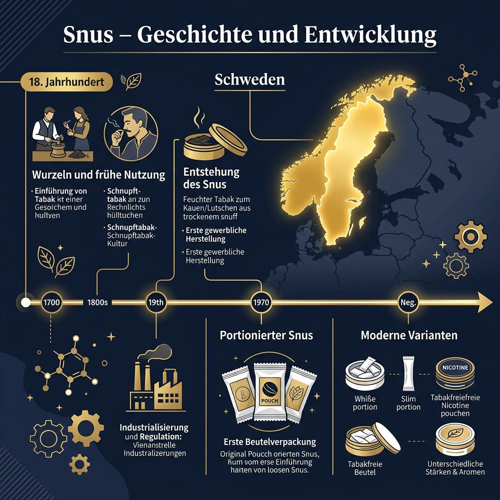 Snus Geschichte und Entwicklung: Von Skandinavien bis zur modernen Nutzung