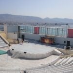 störtebeker festspiele 2025 - Amphitheater with stage setup by the sea, vibrant outdoor ambiance.